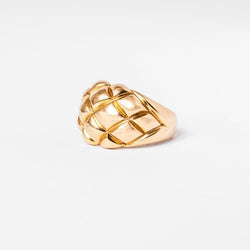 Bague Dôme en or jaune - Castafiore