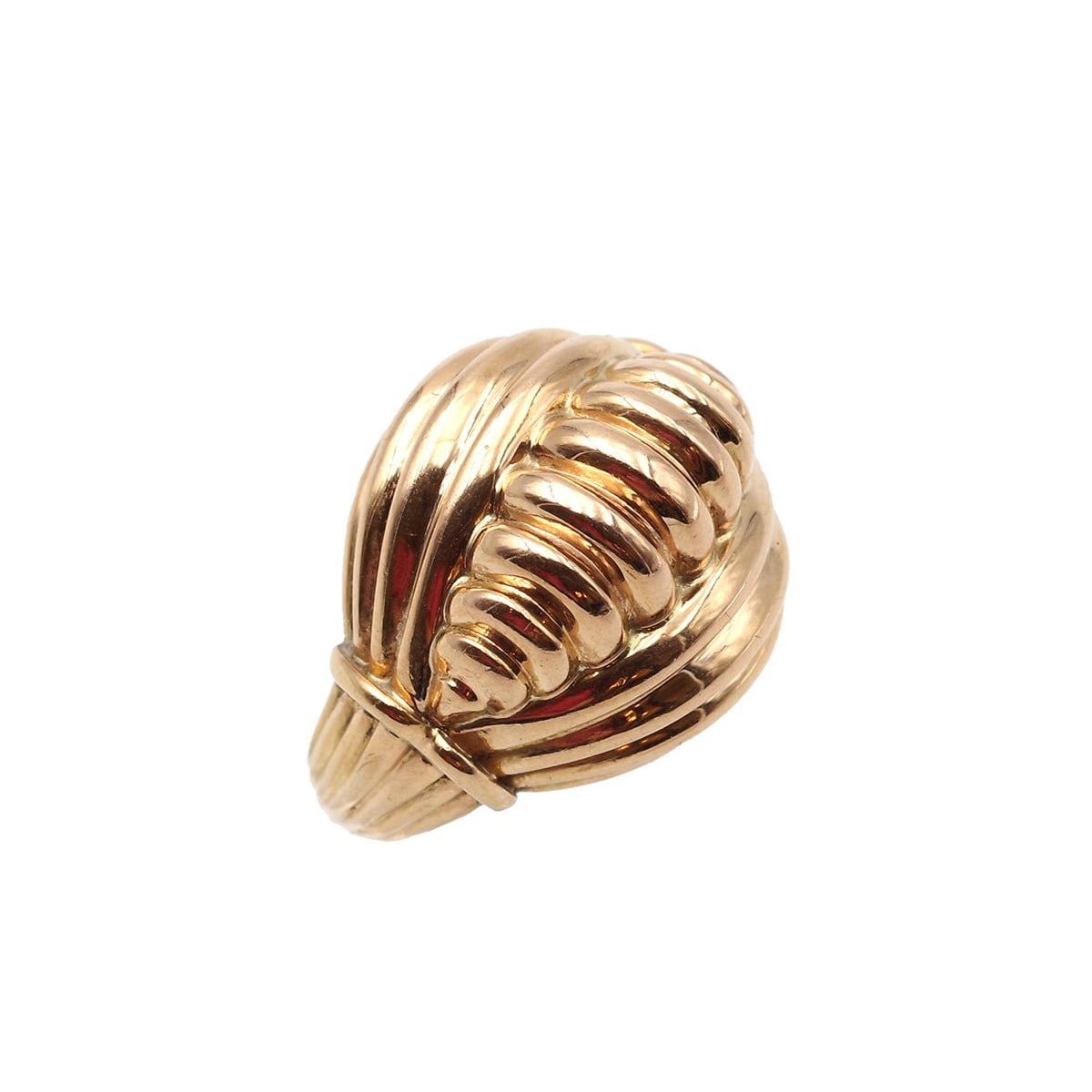 Bague Dôme en or jaune - Castafiore