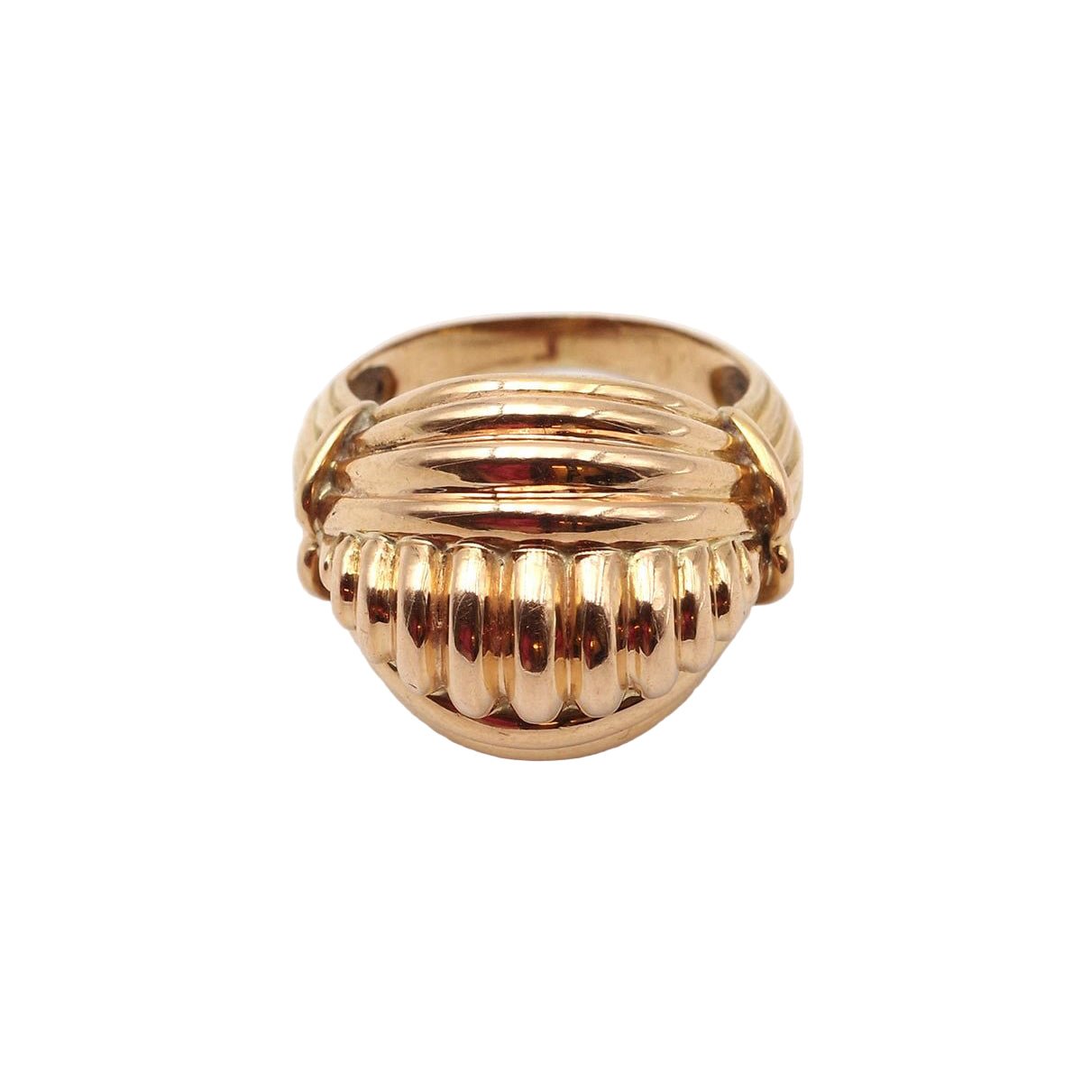 Bague Dôme en or jaune - Castafiore