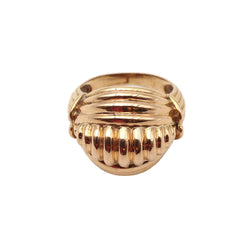 Bague Dôme en or jaune - Castafiore