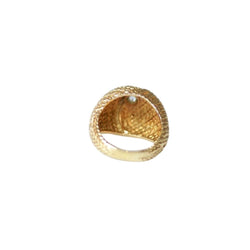 Bague Dôme en or jaune et diamant - Castafiore