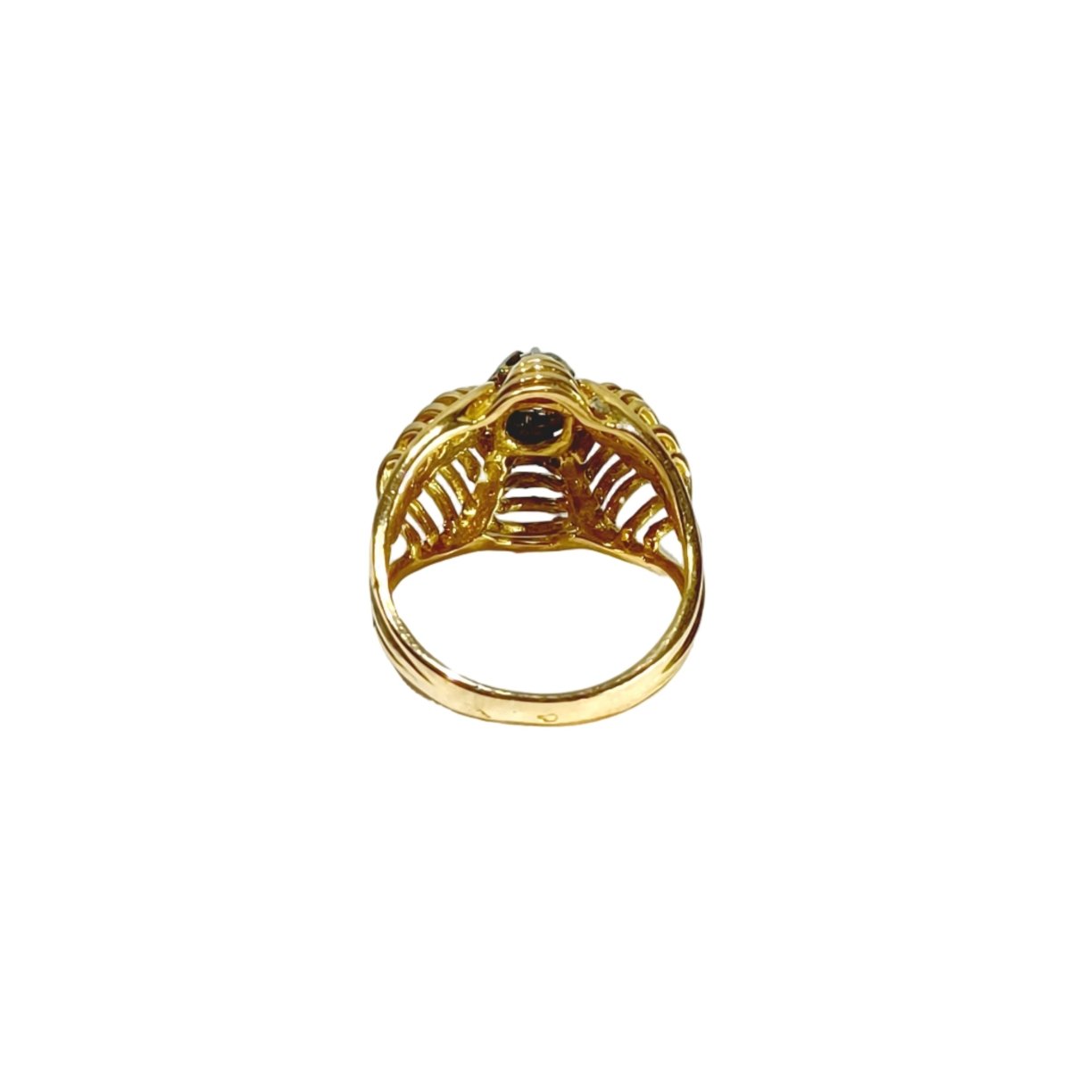 Bague Dôme en or jaune et diamant - Castafiore