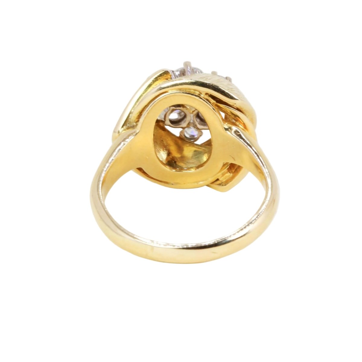 Bague Dôme en or jaune et diamants - Castafiore