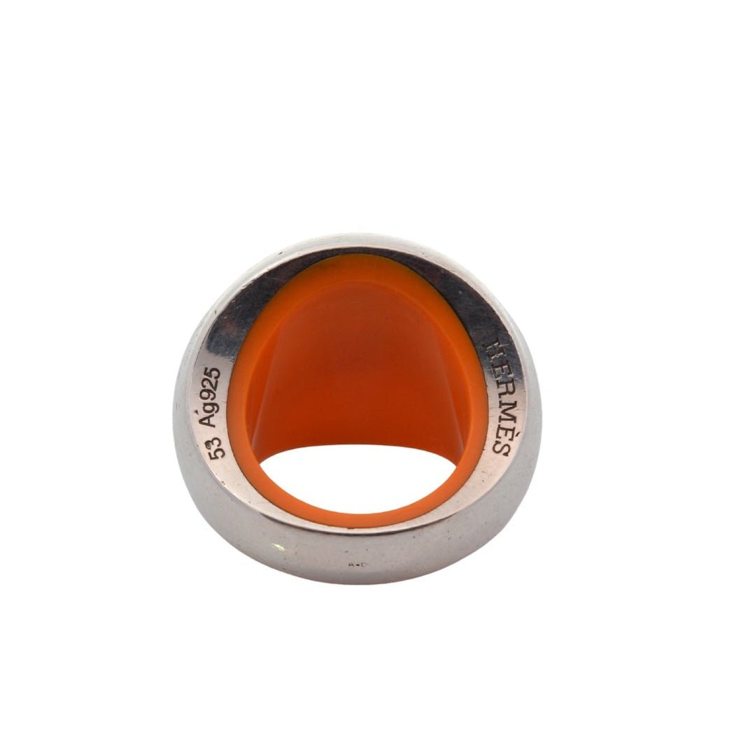 Bague Dôme HERMÈS en argent - Castafiore