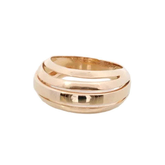 Bague Dôme POIRAY en or jaune - Castafiore