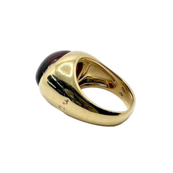 Bague Dôme POMELLATO en or jaune et grenat - Castafiore