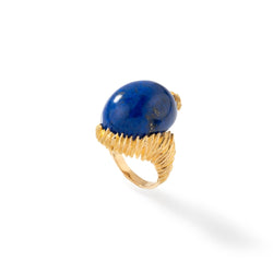 Bague Dôme VACHERON CONSTANTIN en or jaune et lapis lazuli - Castafiore