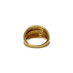 Bague double jonc bombée - Castafiore