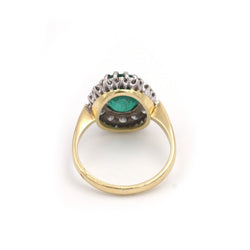 Bague émeraude diamants 2,61 cts en or - Castafiore