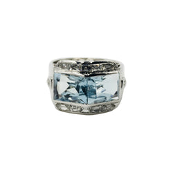 Bague en aigue - marine - Castafiore