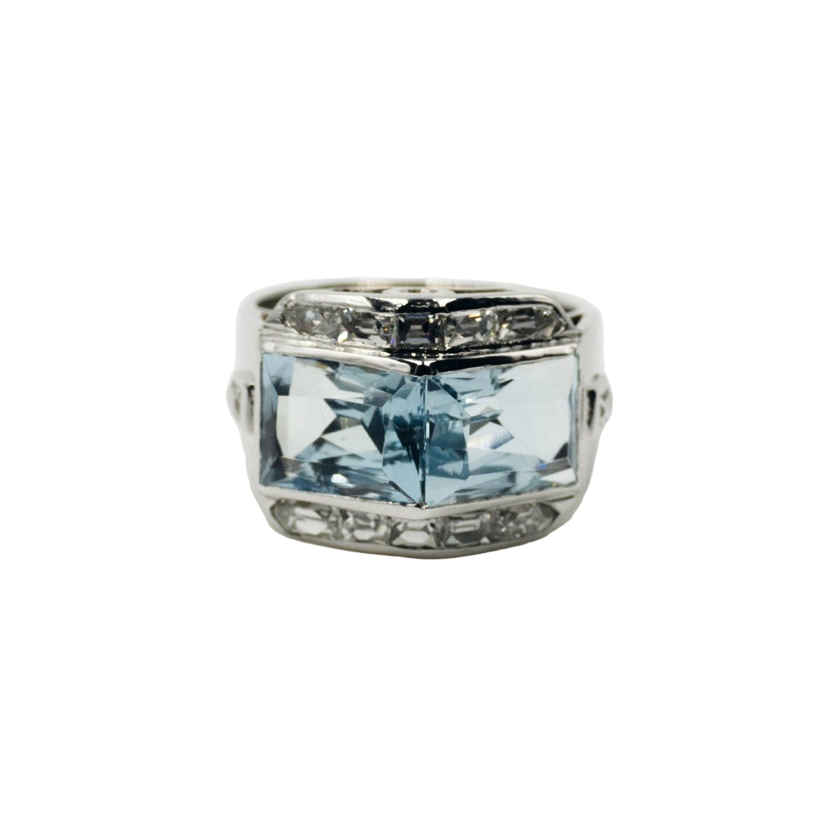 Bague en aigue - marine - Castafiore