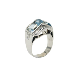 Bague en aigue - marine - Castafiore