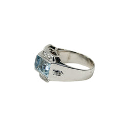 Bague en aigue - marine - Castafiore