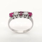 Bague en or 18 carats rubis et diamants - Castafiore