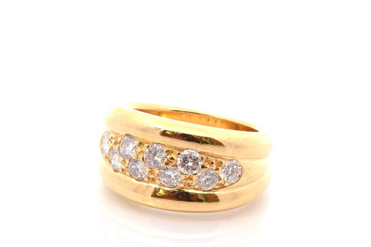 Bague en or 18k et diamants - Castafiore