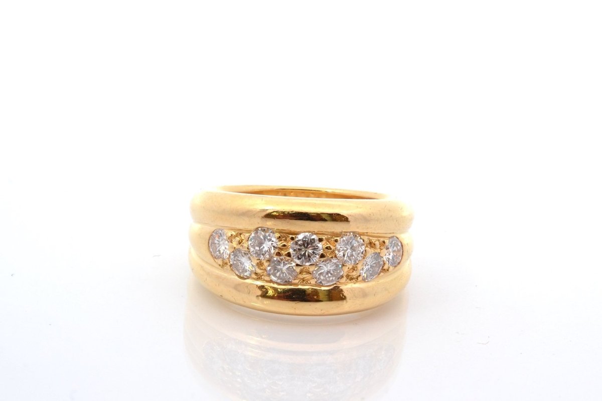 Bague en or 18k et diamants - Castafiore