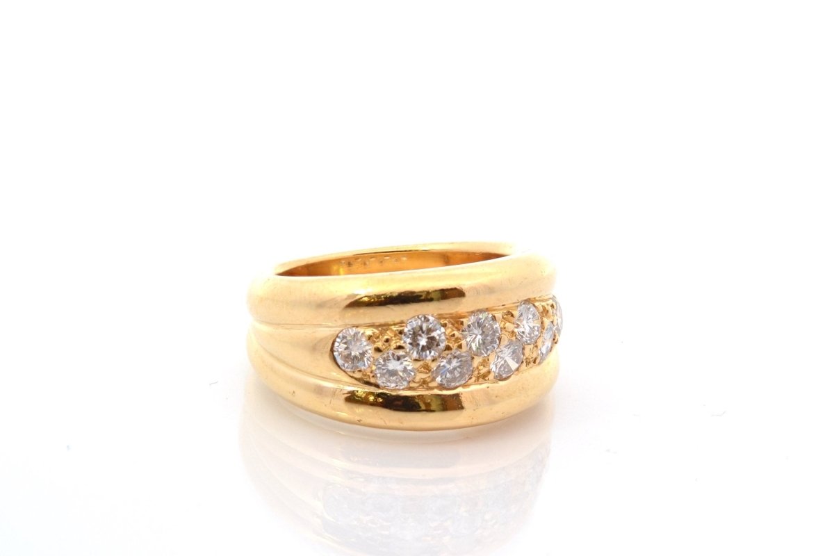 Bague en or 18k et diamants - Castafiore