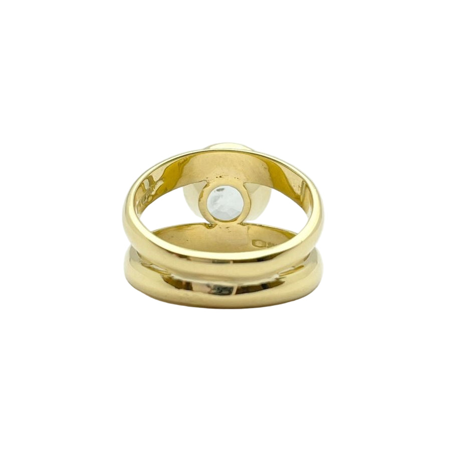 Bague en or 18KT avec aigue - marine naturelle ct 3.40 GOUBLE' PARIS - Castafiore
