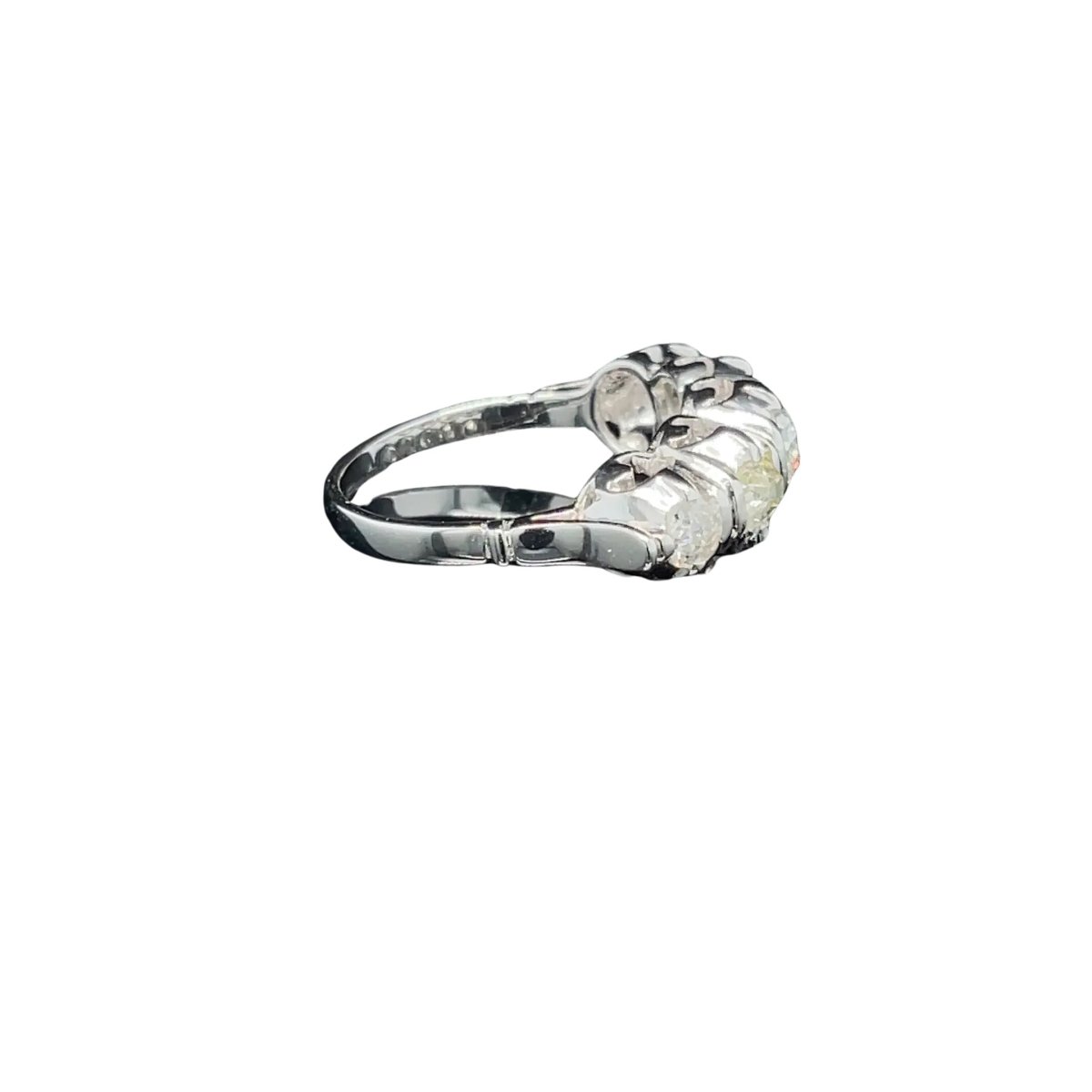 Bague en or Art déco 1,30 TWC diamant 'Five - Stone' (cinq pierres) - Castafiore