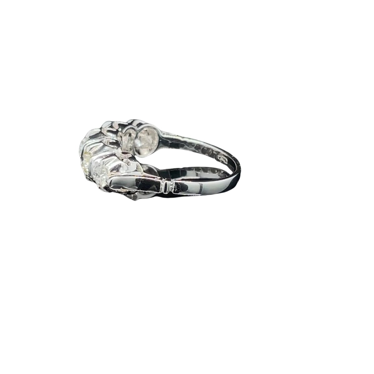 Bague en or Art déco 1,30 TWC diamant 'Five - Stone' (cinq pierres) - Castafiore