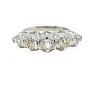 Bague en or Art déco 1,30 TWC diamant 'Five - Stone' (cinq pierres) - Castafiore