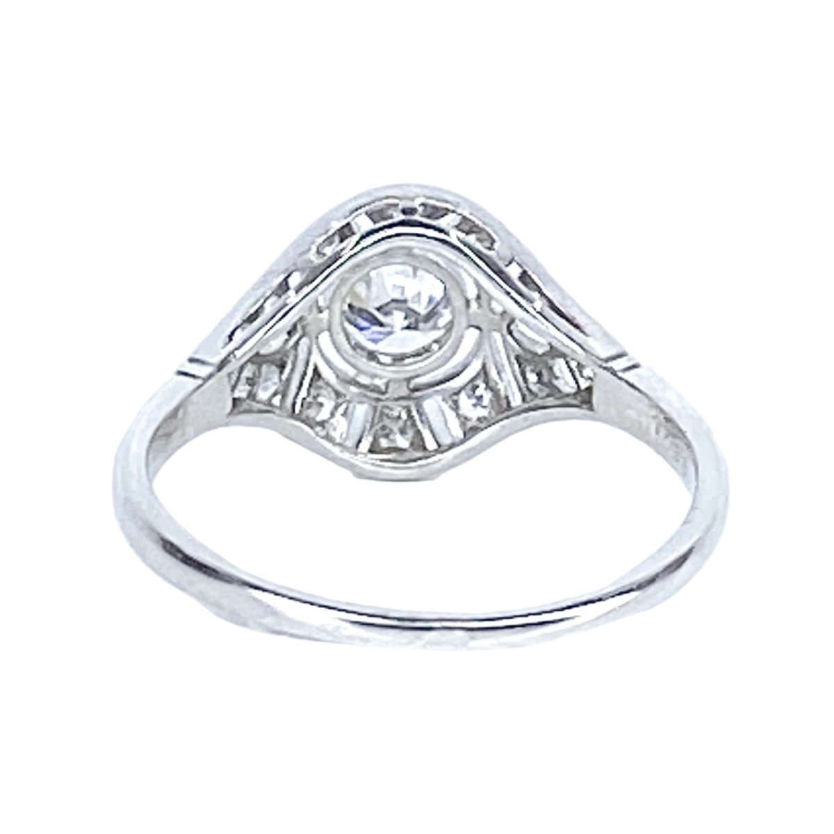 Bague en or blanc diamants - Castafiore
