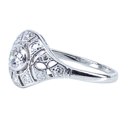 Bague en or blanc diamants - Castafiore