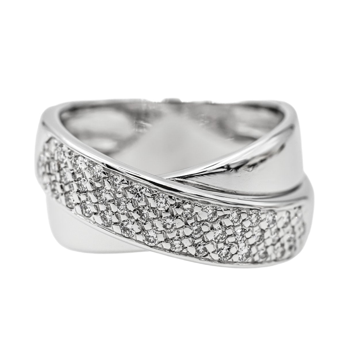 Bague en or blanc et diamant - Castafiore