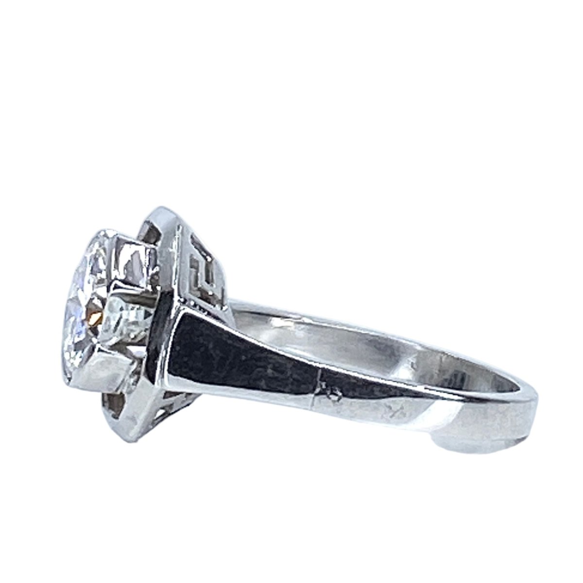 Bague en or blanc et diamant - Castafiore