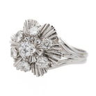 Bague en or blanc et diamant - Castafiore