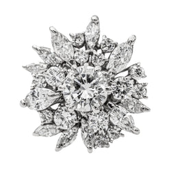 Bague en or blanc et diamant - Castafiore