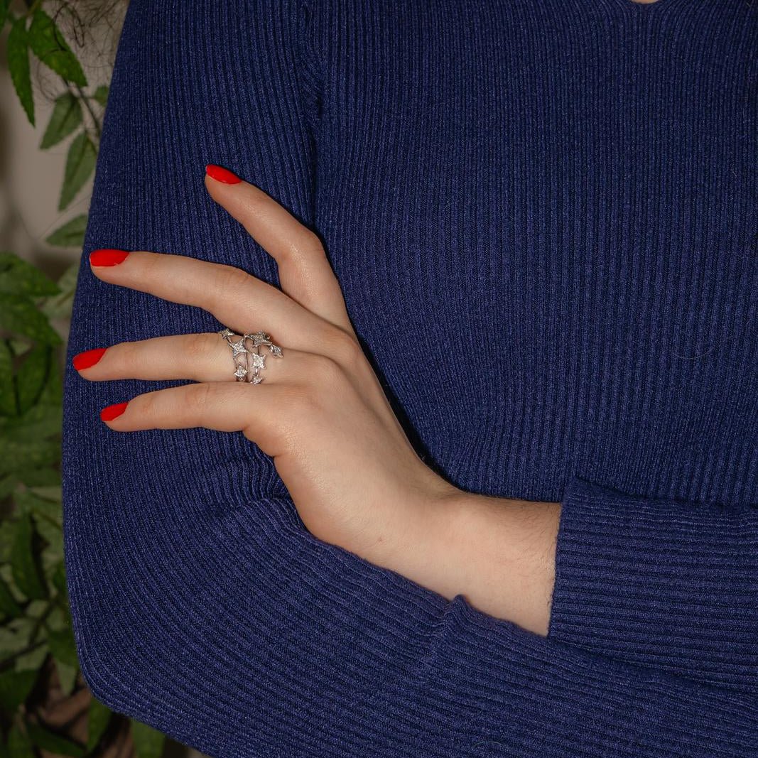 Ring White gold diamond