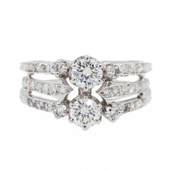 Bague en Or blanc et diamant - Castafiore