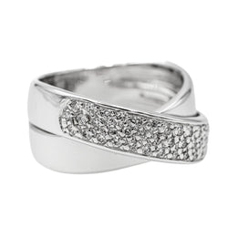 Bague en or blanc et diamant - Castafiore