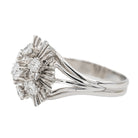 Bague en or blanc et diamant - Castafiore