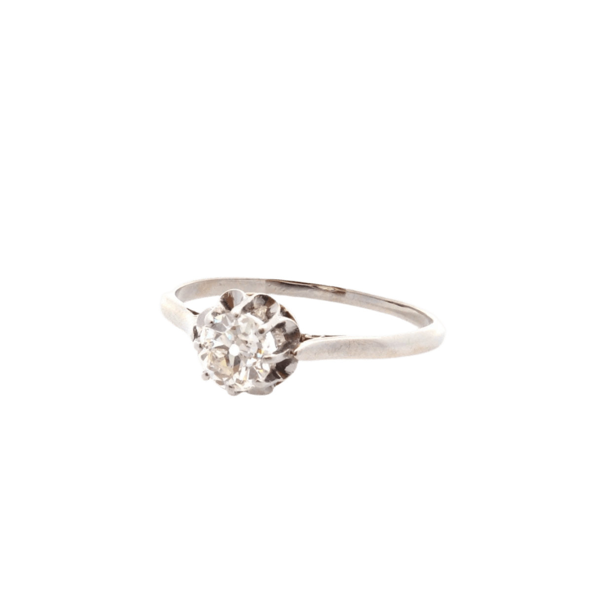 Bague en or blanc et diamant - Castafiore