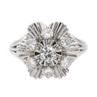 Bague en or blanc et diamant - Castafiore