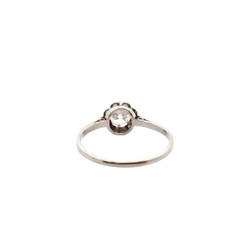 Bague en or blanc et diamant - Castafiore