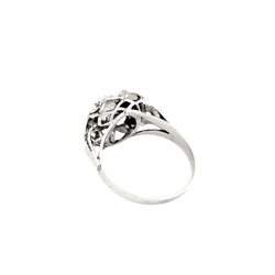 Bague en or blanc et diamant - Castafiore