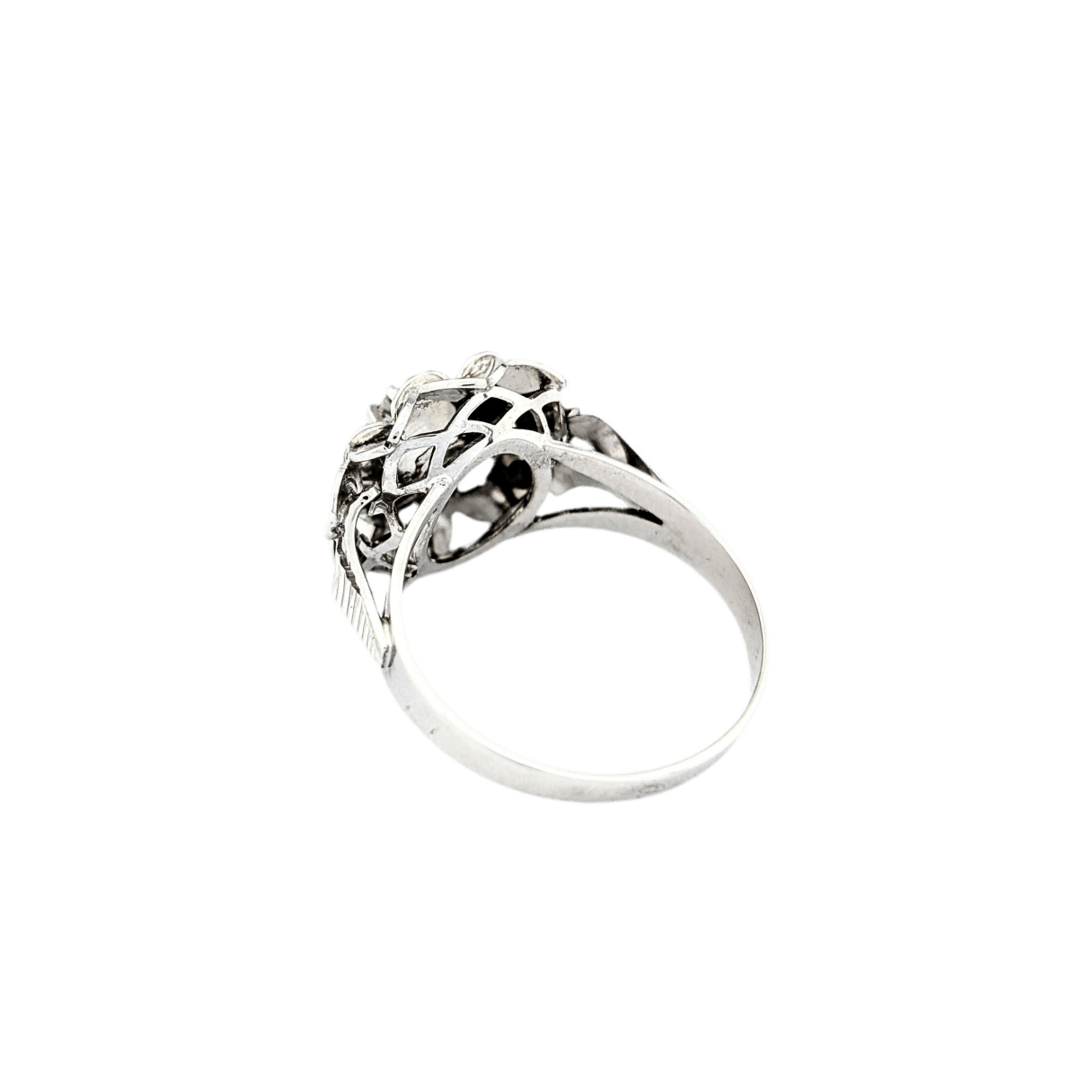 Bague en or blanc et diamant - Castafiore