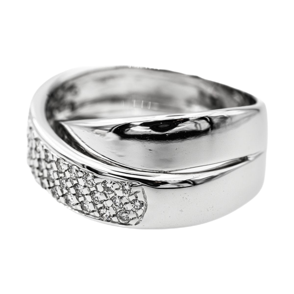 Bague en or blanc et diamant - Castafiore