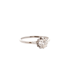 Bague en or blanc et diamant - Castafiore