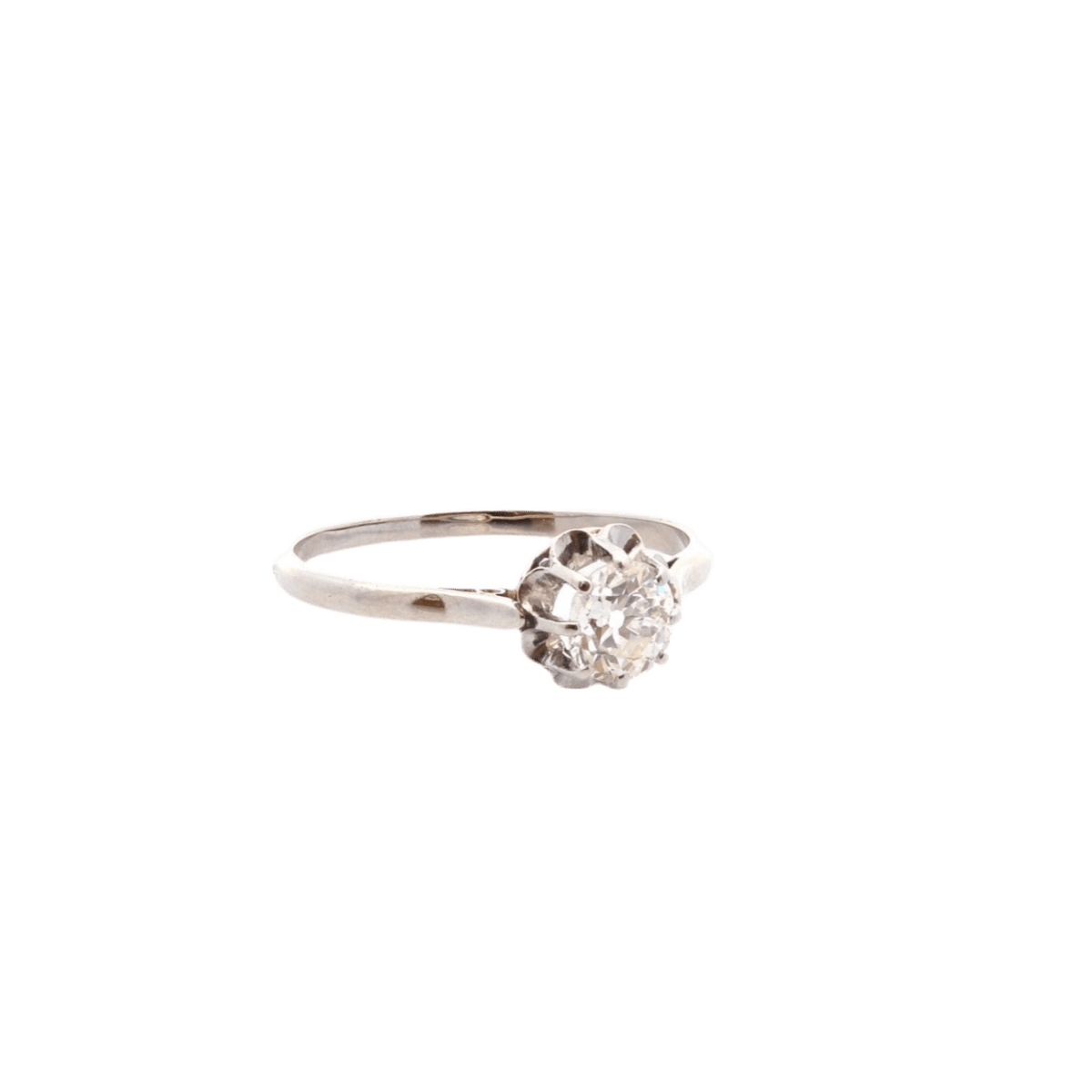 Bague en or blanc et diamant - Castafiore