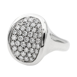Bague en or blanc et diamant - Castafiore
