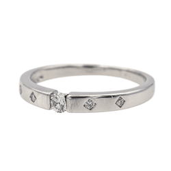 Bague en or blanc et diamants - Castafiore