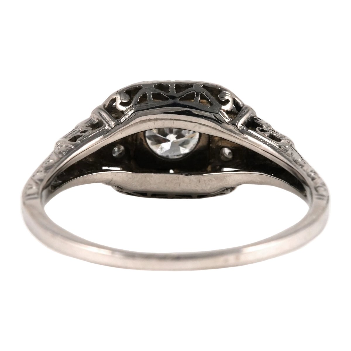 Bague en or blanc et diamants - Castafiore