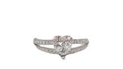 Bague en or blanc et diamants - Castafiore