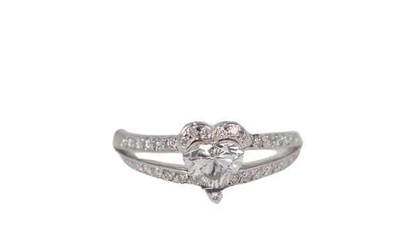 Bague en or blanc et diamants - Castafiore