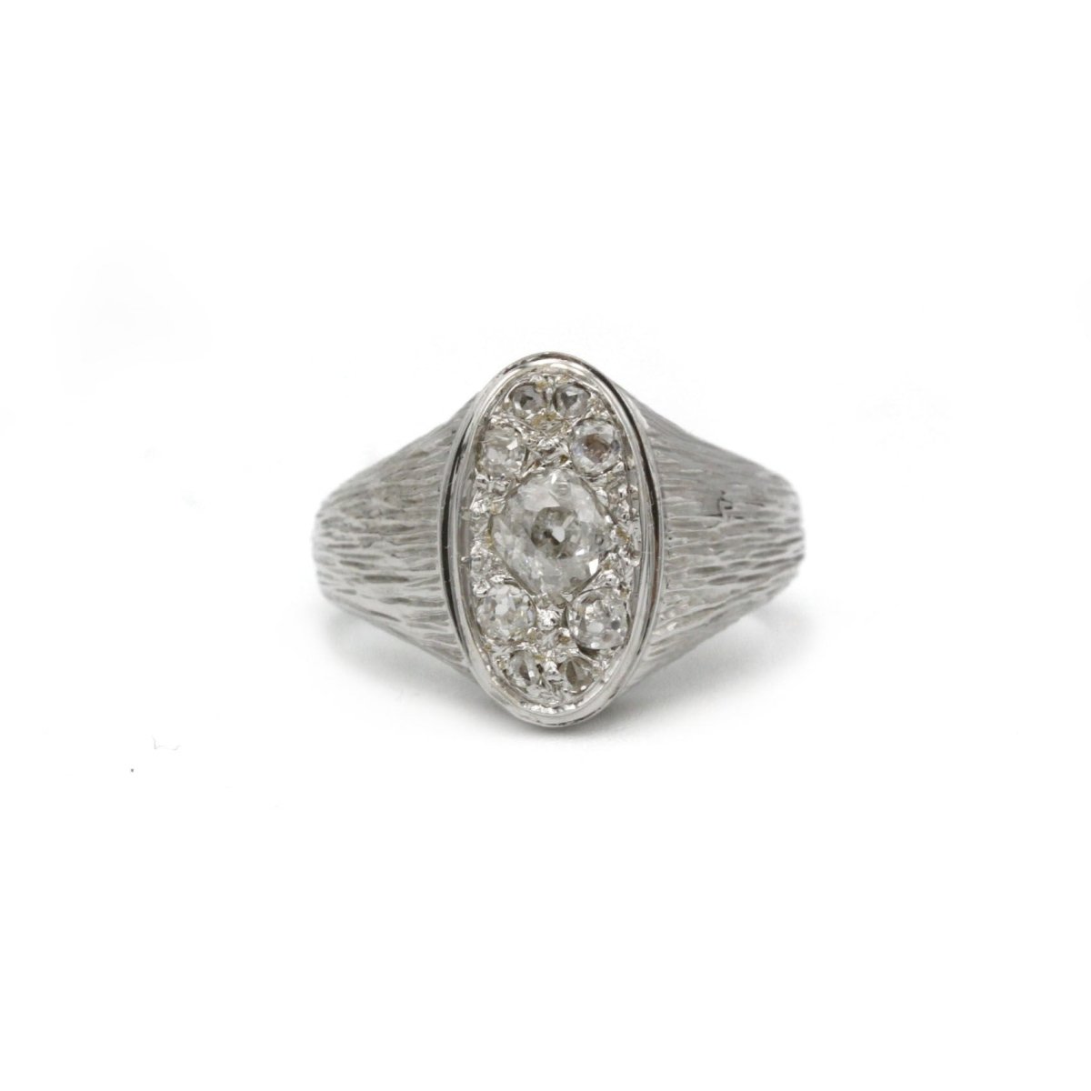 Bague en or blanc et diamants - Castafiore