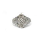 Bague en or blanc et diamants - Castafiore